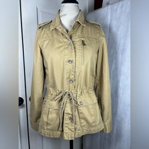 Levi’s Vintage Women’s Utility Jacket Excellent Condition Khaki-Tan Color Size M